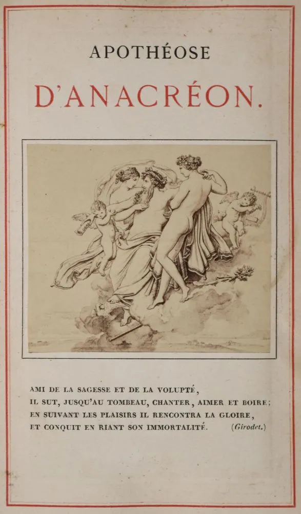 Girodet(-Trioson, A. L.). – Odaria Anacreontos (řec.)