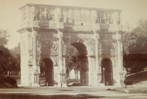 Arc de Constantin. – Photographe inconnu, env. 1860-1880