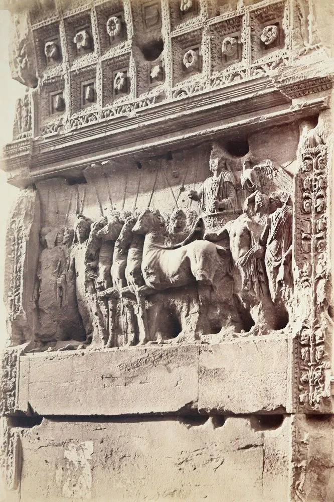 Rome – Bas-relief de l'arc de Titus