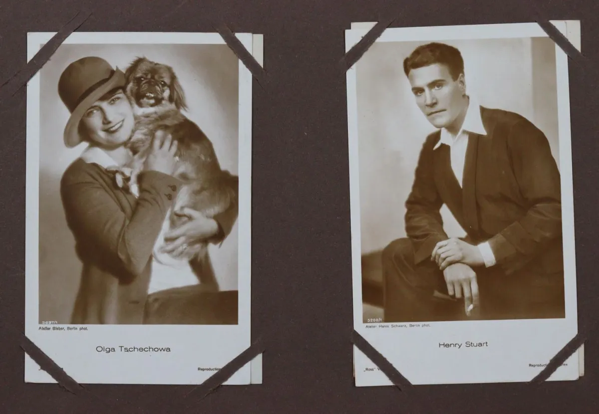 Album – with approx. 50 inserted studio photographs