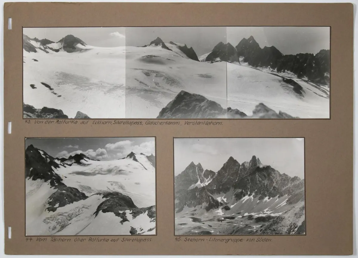 Фотоальбом Сильвретта, – Эцтальские, Ортлер, Бернина и др.
