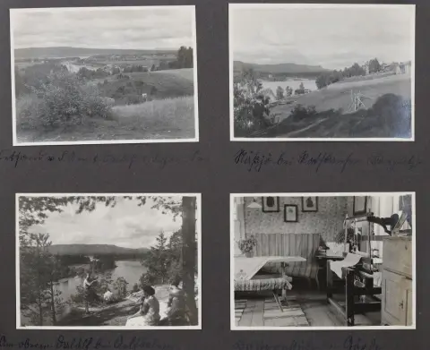Album de voyage. – De 1929-1933, avec env. 156 photographies