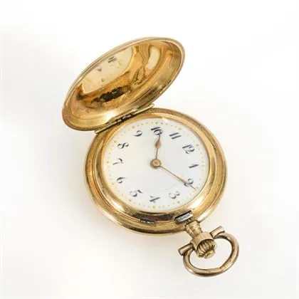 Montre de gousset de dame en or.. Probablement N. Blancpain à La Chaux-de-Fonds, Suisse