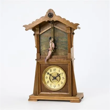 Automatic clock or table clock "Akrobat".. Junghans (Thomas Haller)