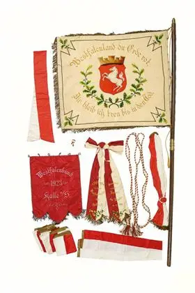 Lot Studentika - textiles brodés du Westfalenbund Halle