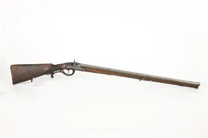 Fusil à percussion léger avec monogramme
