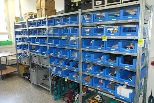 Storage rack, 4 bays, without contents