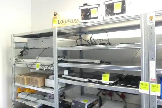 Storage shelf, 2 bays, without contents