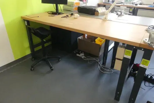 STIER workbench with stool, without contents