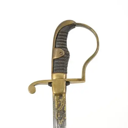 Beau sabre 'Eisenhauer' avec fourreau en cuir