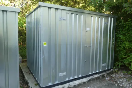 Conteneur de chantier rapide, sans contenu