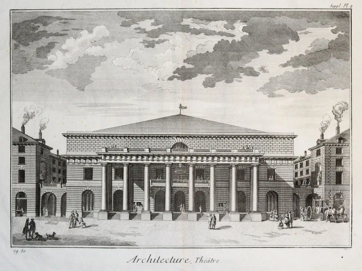 Theater. – Kupferstich, um 1780