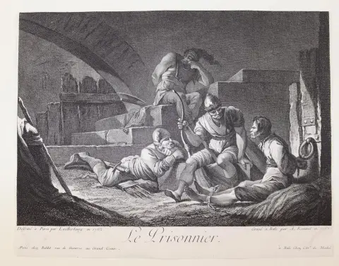 Тюремный надзиратель. – Романе, Антуан Луи (1742 Париж - после 1810)