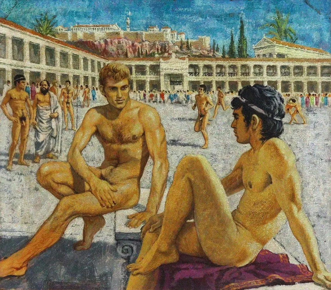 Jeunes hommes – dans la Grèce antique