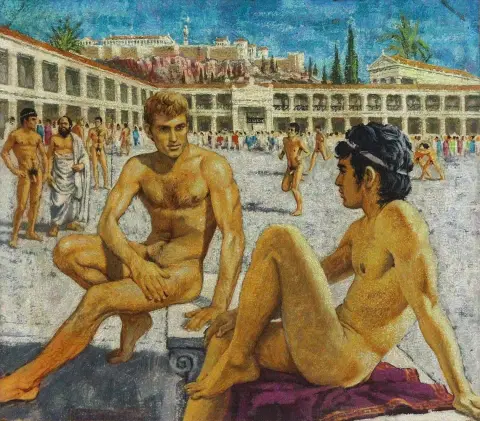 Jeunes hommes – dans la Grèce antique