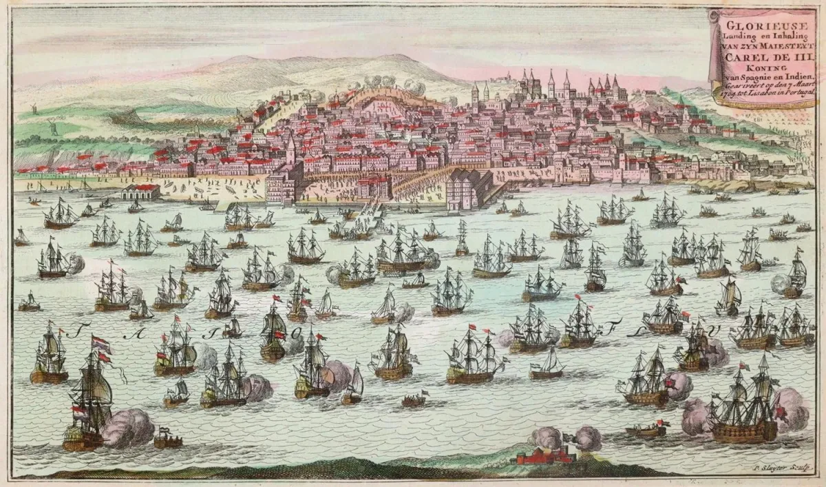 Spanischer Erbfolgekrieg. – Flotte Karl III