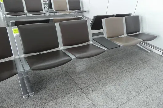 Kusch&Co airport bench, 2x 4 seats