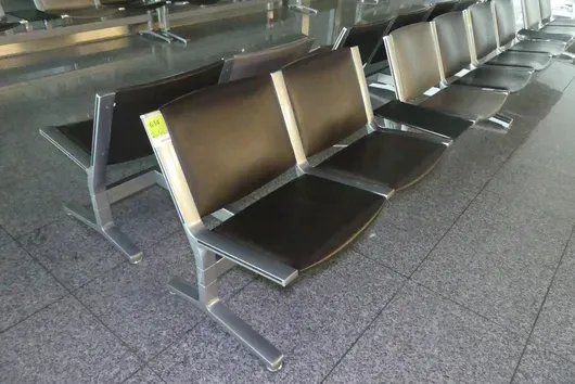 Kusch&Co airport bench, 2x 4 seats