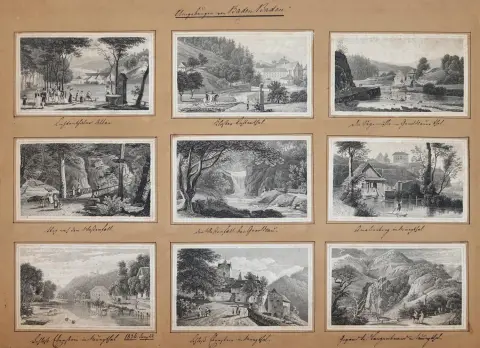 Baden-Baden and surroundings. – 1 sheet