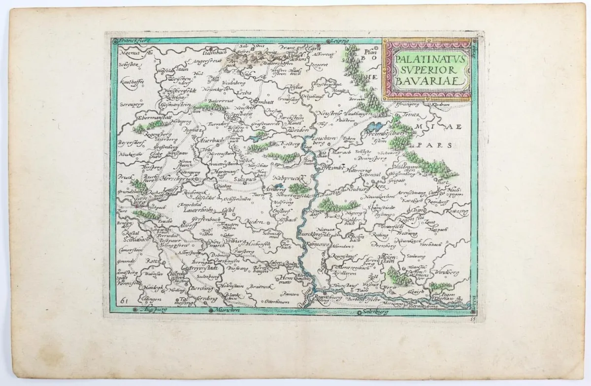 Upper Palatinate (Bavaria). – Partial colouring