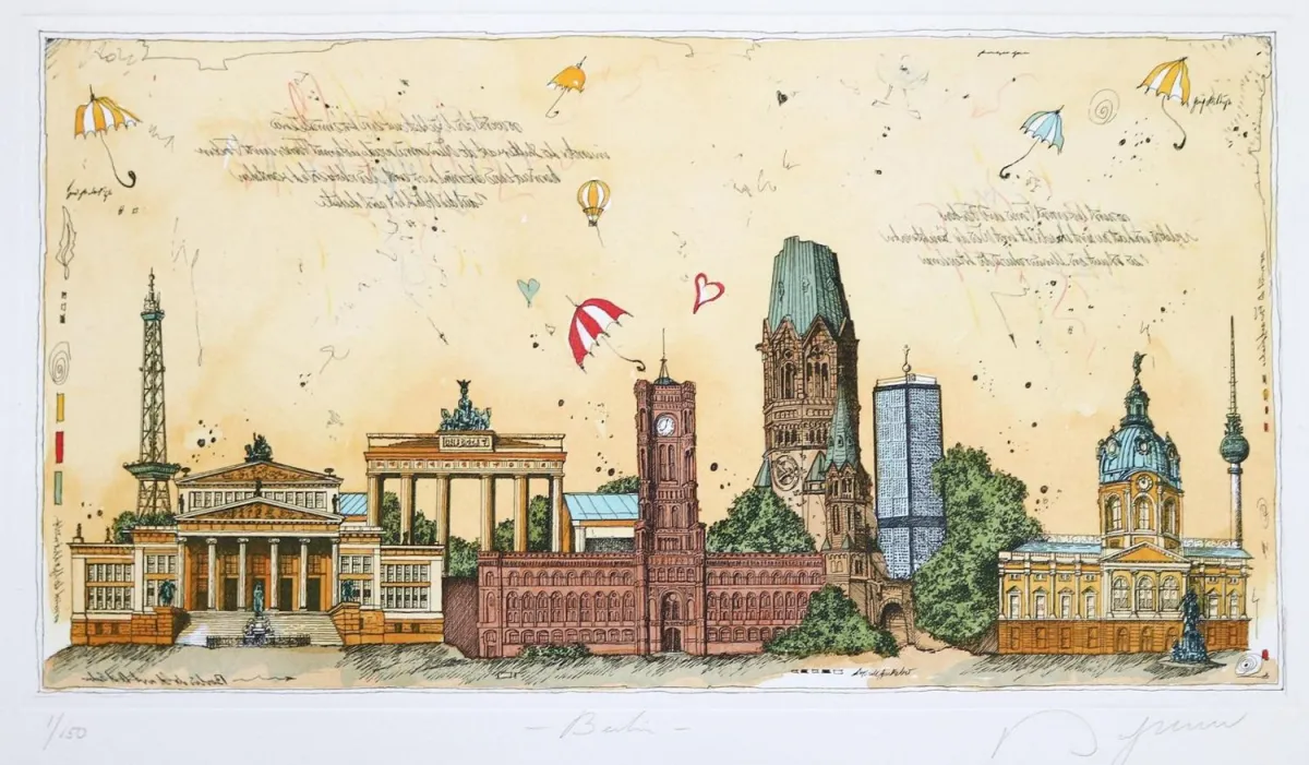 Berlin. – Farbradierung v