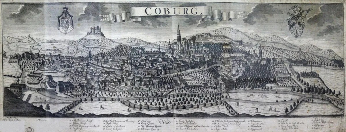 Coburg. – Panoramatický pohled