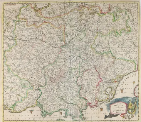 Maps of Germany. – Accuratissima Germaniae Tabula (...)