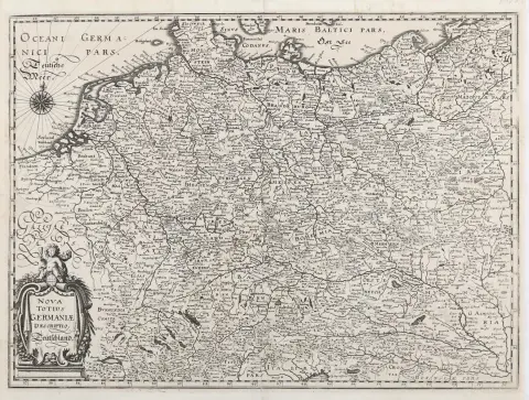 Карты Германии. – Nova totius Germaniae descriptio