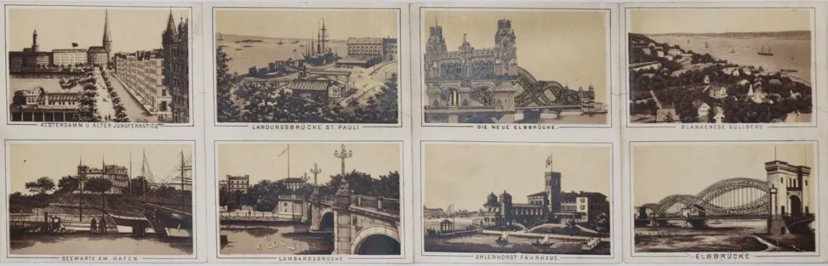 Adler,C. – Plan Wandsbek-Hamburg-Altona i okolic
