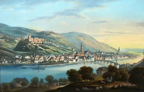 Heidelberg – 5 sheets, mid 19th century