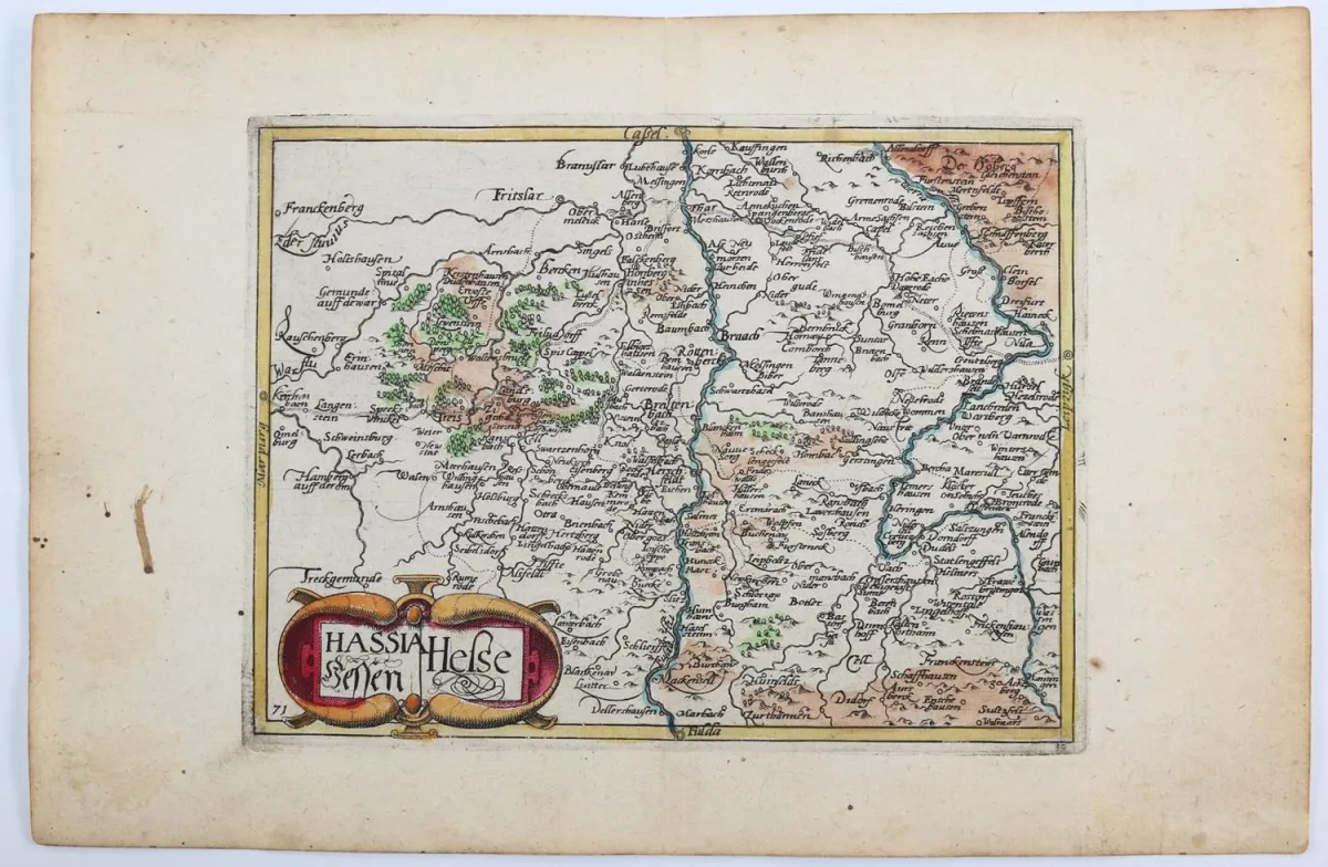 Hesse. – From "Itinerarium Orbis Christiani"