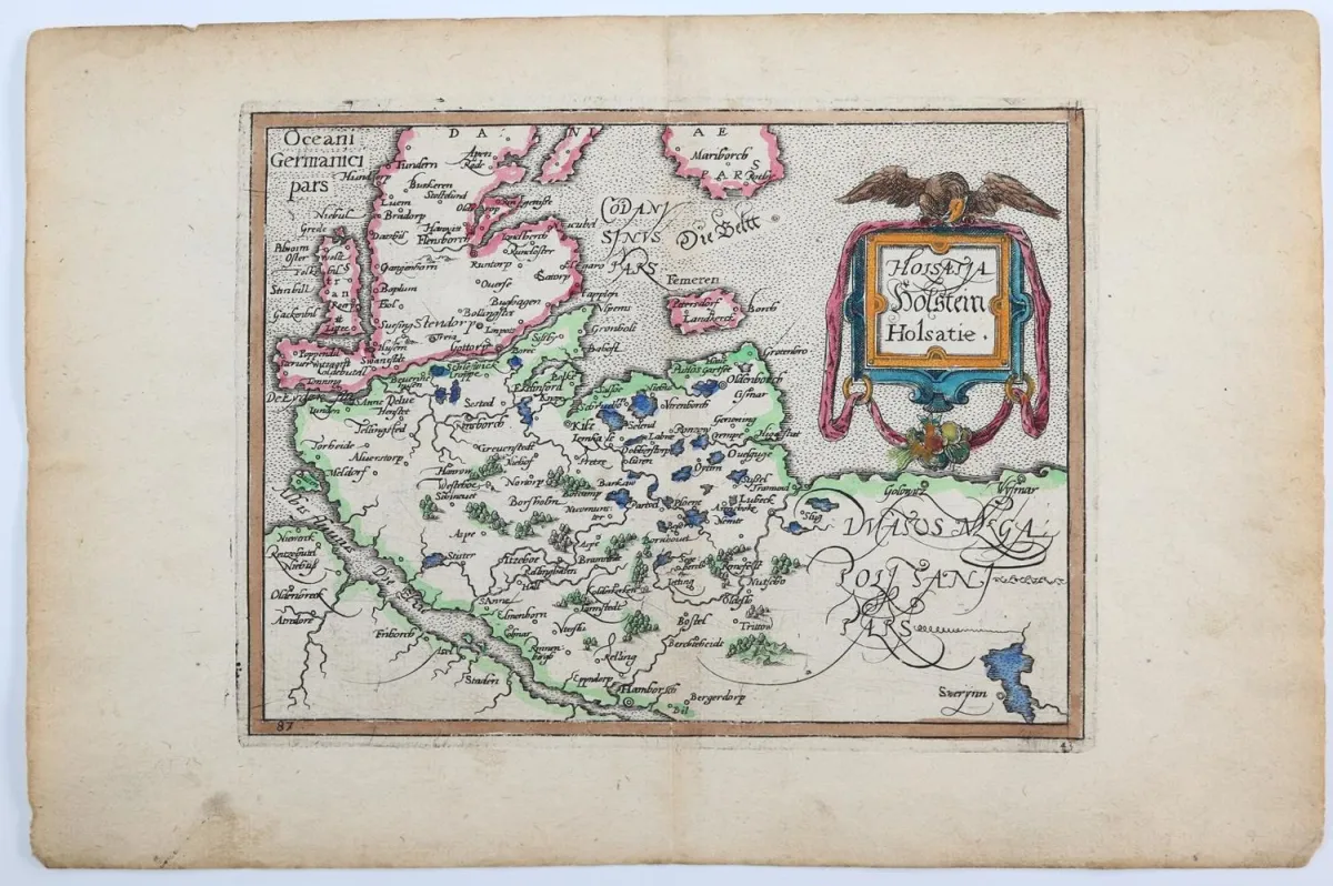 Holsztyn. – Częściowo kolorowana
