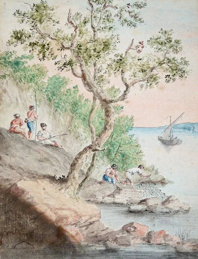 Lauenstein. – Bleistiftzeichnung