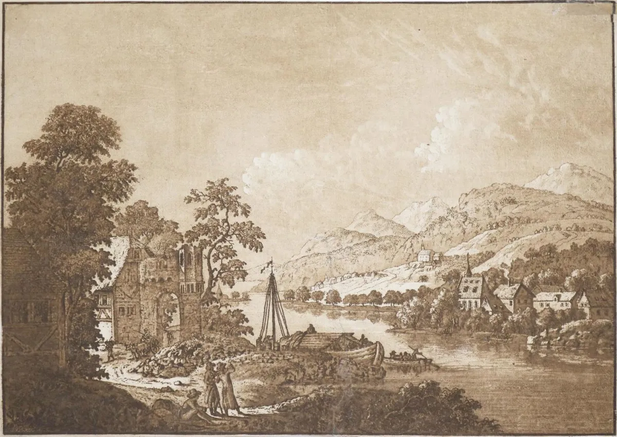 Mannheim (zugeschrieben). – Manheim, verso bezeichnet