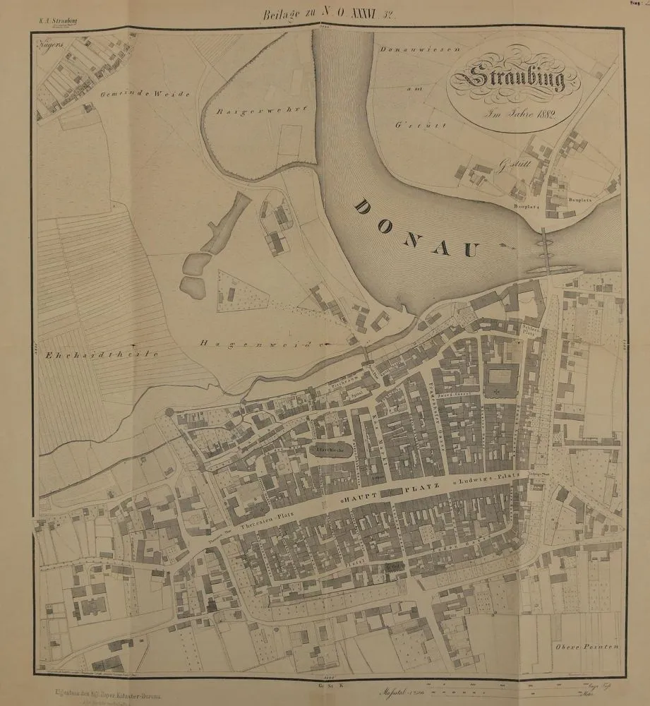Straubing. – Straubing w 1882 roku