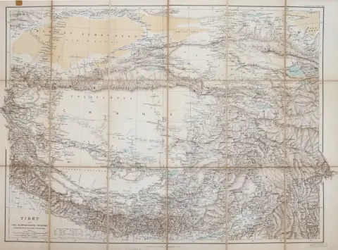 Tibet. – Tibet and the surrounding regions, compiled from the latest information