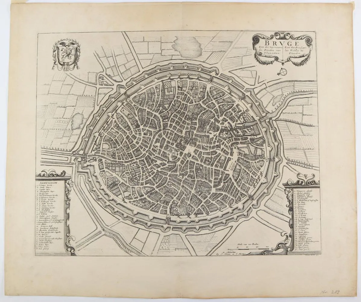 Bruges – Bird's-eye plan view