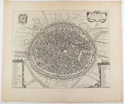 Bruges – Bird's-eye plan view