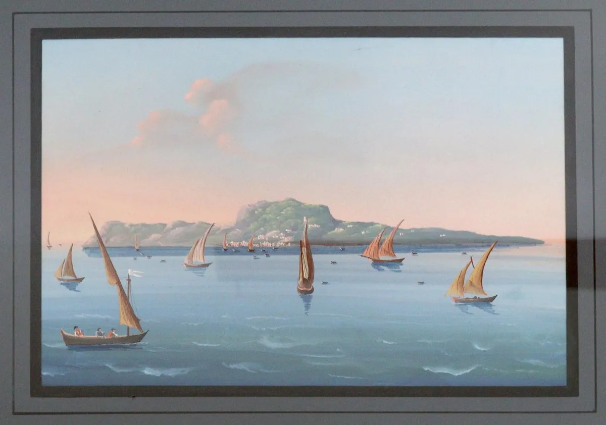 Capri. – View of Capri in the Gulf of Naples