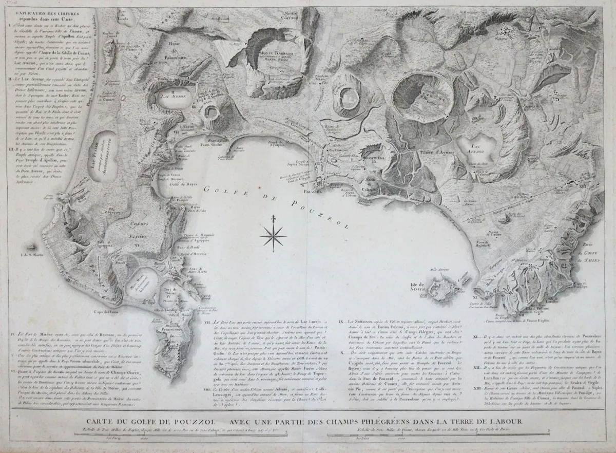 Неаполь. – Carte du Golf de Pouzzol