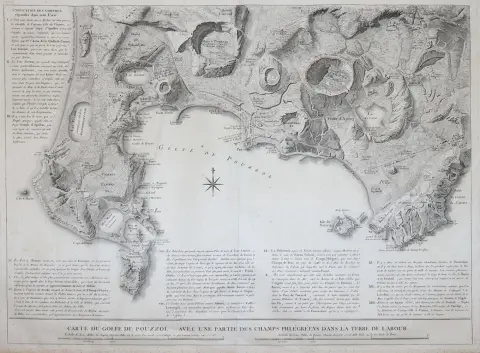 Неаполь. – Carte du Golf de Pouzzol