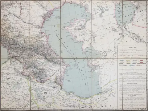 Kiepert,H. – Map of the Russian Empire in Europe in 6 sheets