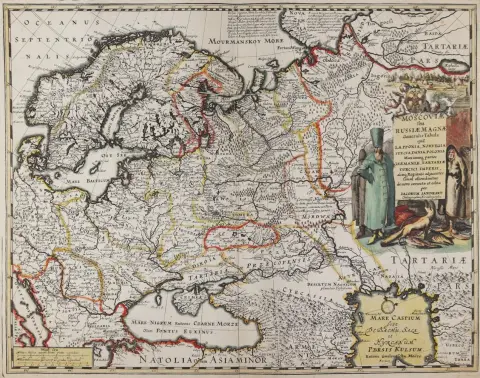 Moscow – Moscoviae seu Rusiae magnae generalis tabula
