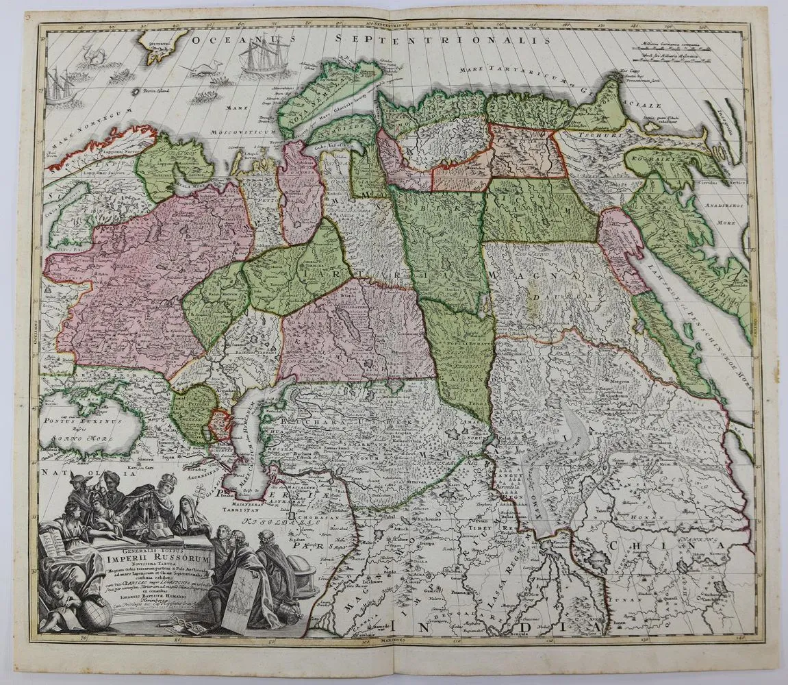 Rosja. – Generalis totius imperii Russorum novissima tabula