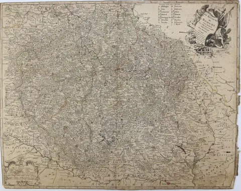 Collection – of 5 engraved maps from the 17th