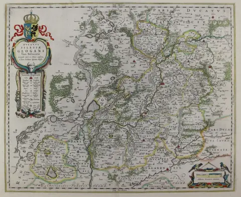 Silesia. – Ducatus Silesiae Glogani vera desciptio