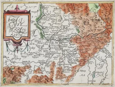 Basel. – Partially coloured