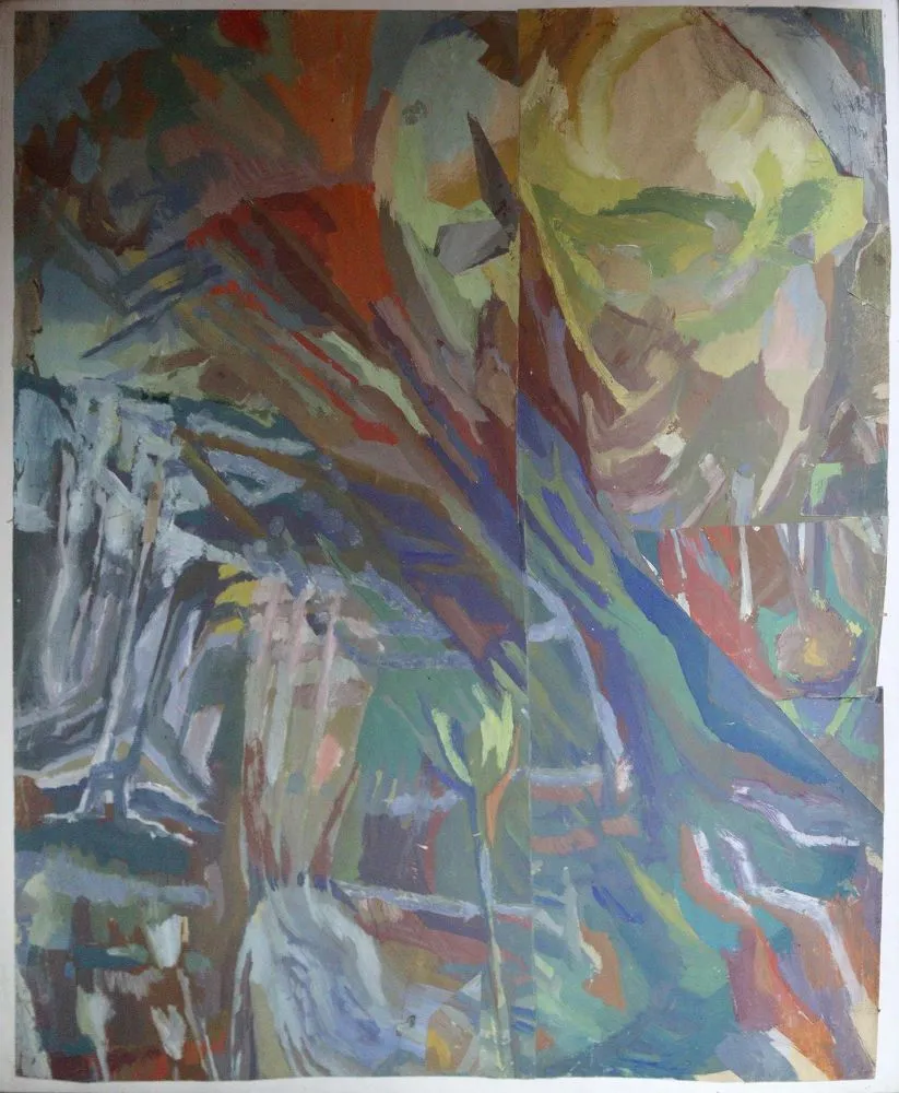 Abstrakte – expressionistische Landschaft