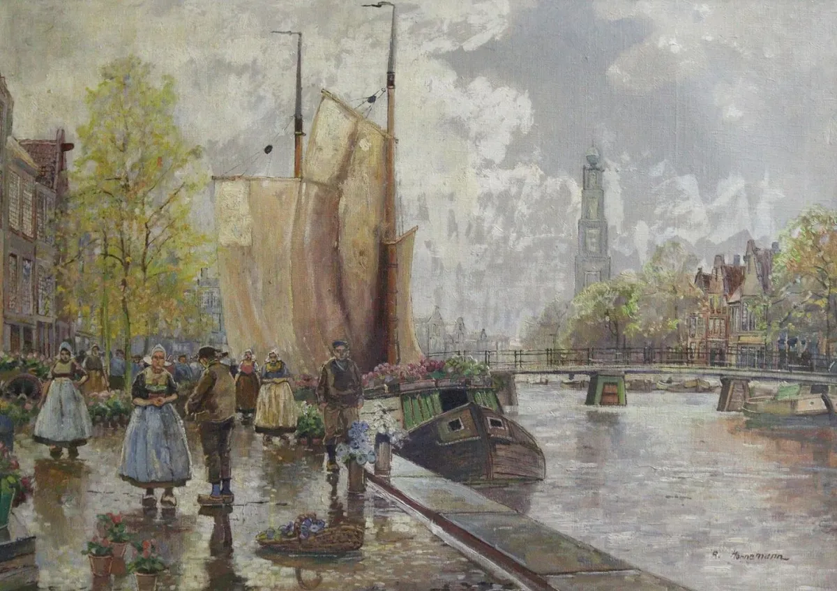 Amsterdam. – Blumenmarkt in Amsterdam