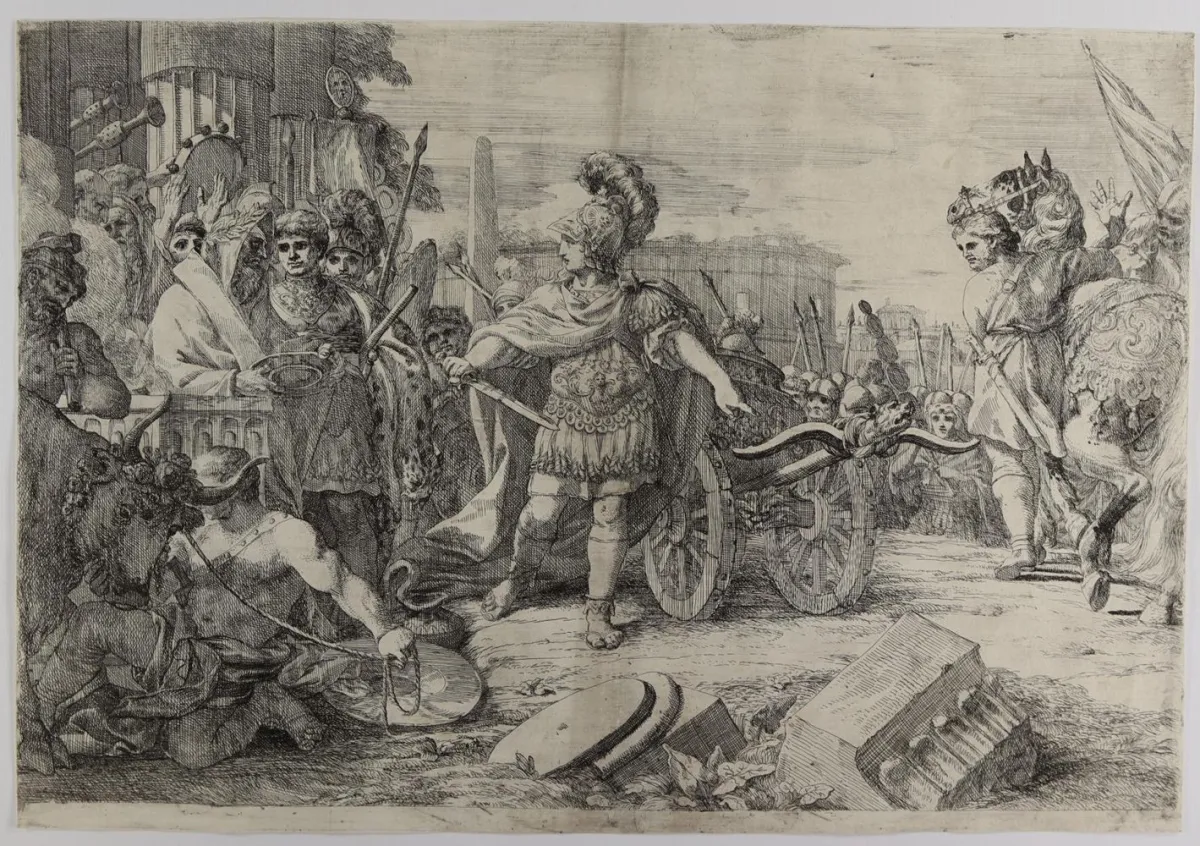 Anonymous. – Alexander the Great cuts the Gordian Knot